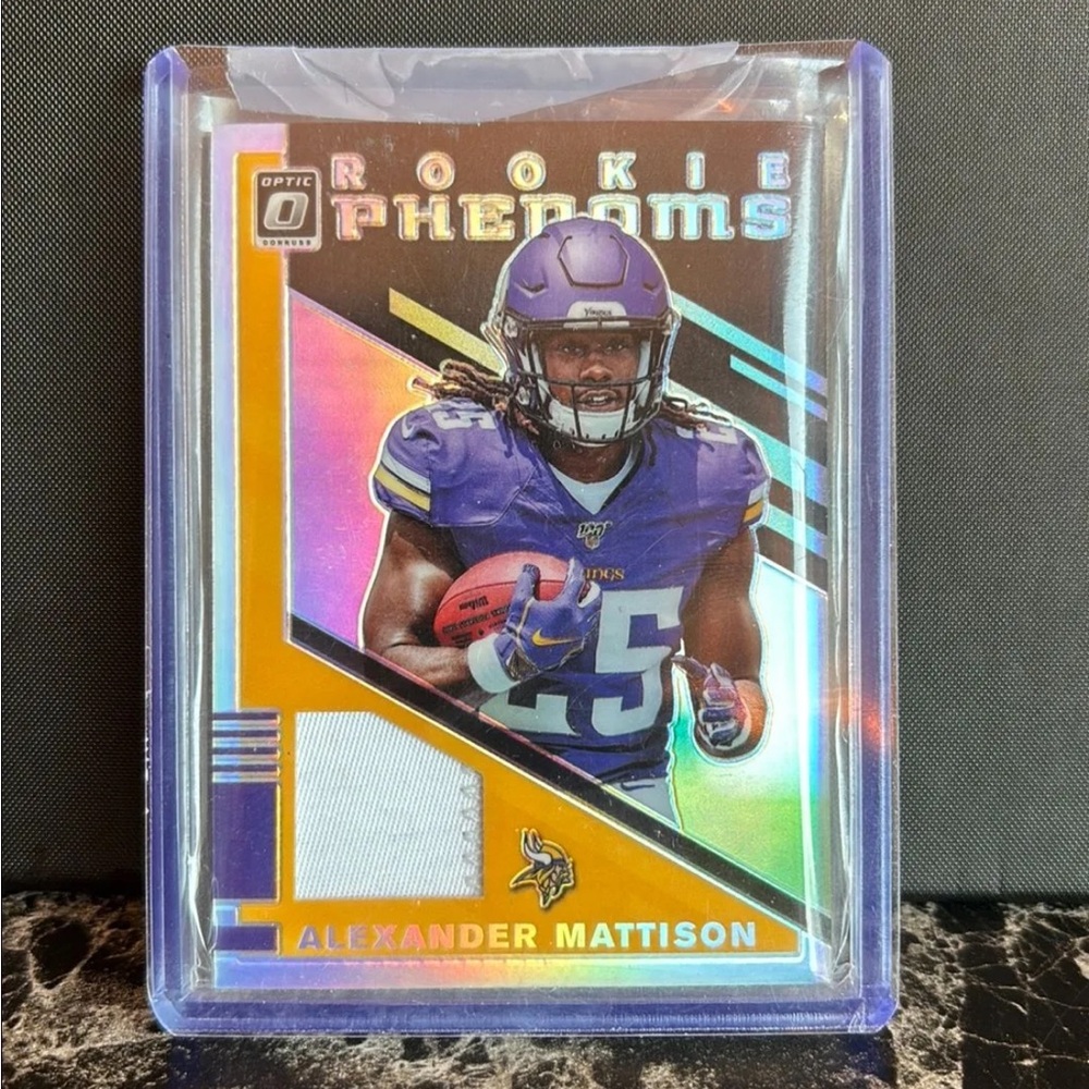 Alexander Mattison PLAYER WORN Patch /50